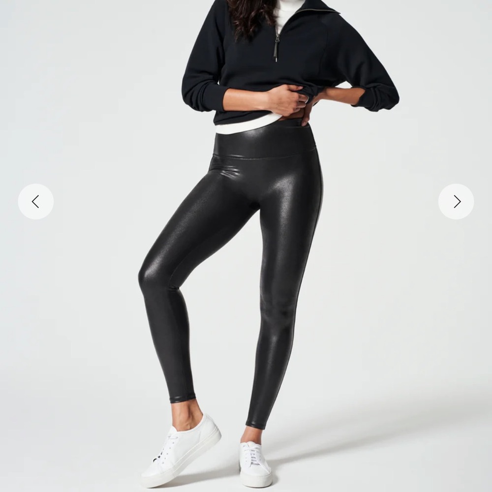 Spanx Faux Leather Leggings